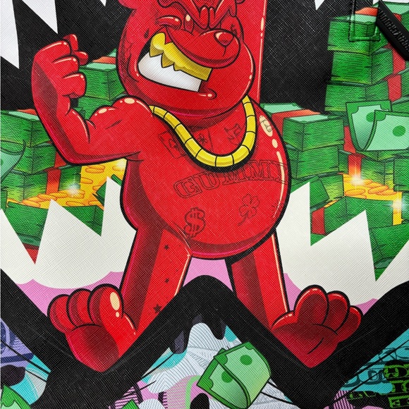 Sprayground Unisex Diablo Flexing On You DLXSV Backpack 910B7338NSZ Multicolor - Picture 5 of 16